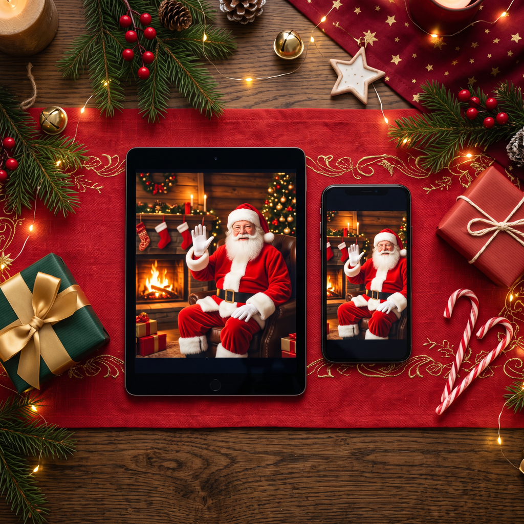 Christmas Magic Bundle, two personalised Santa videos